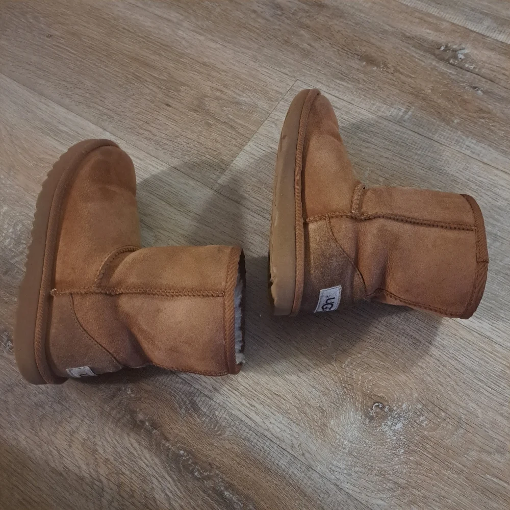 UGG Kids Chestnut Plush Shearling Boots Size 1